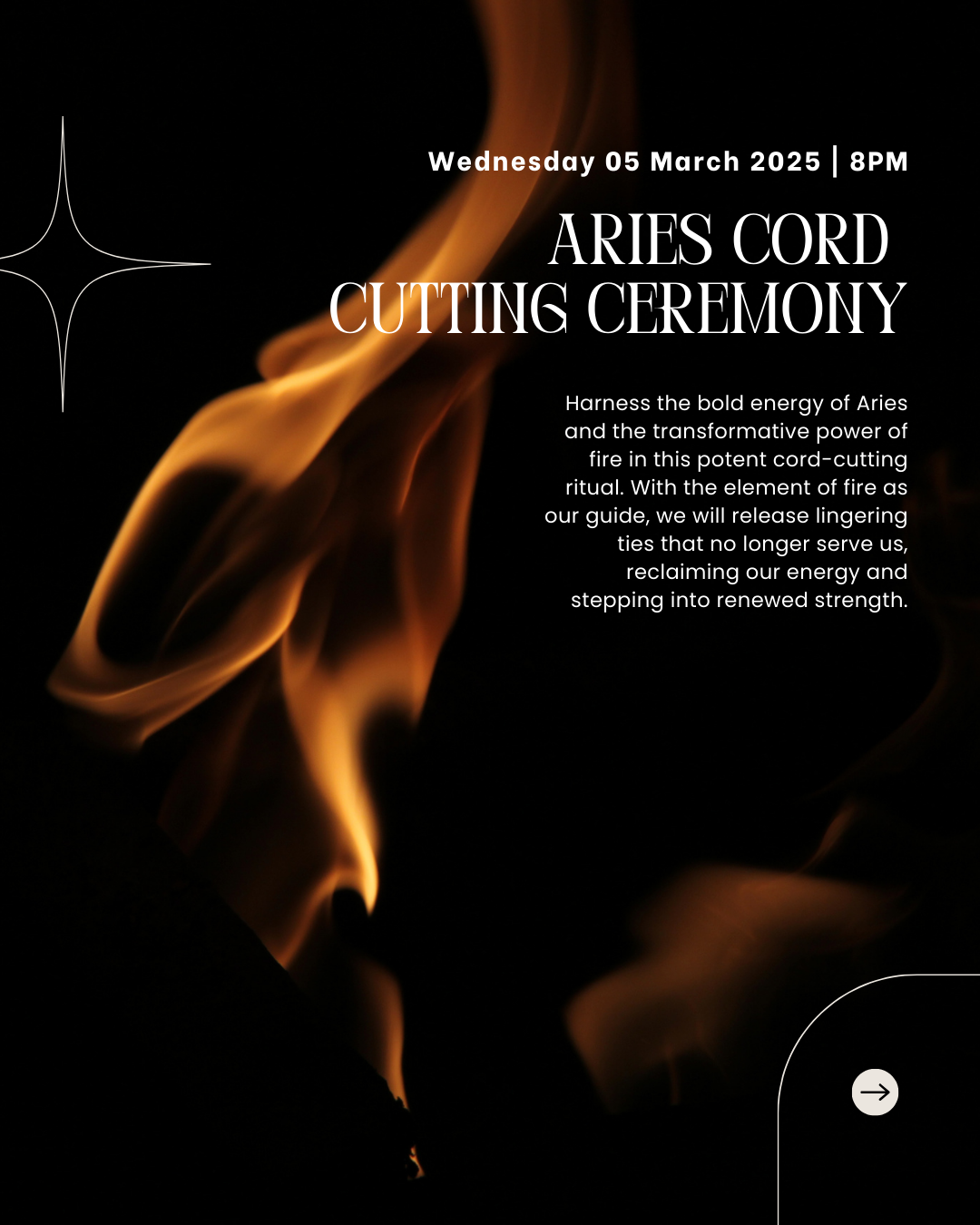 05 March 8PM - Aries Cord Cutting Ceremony